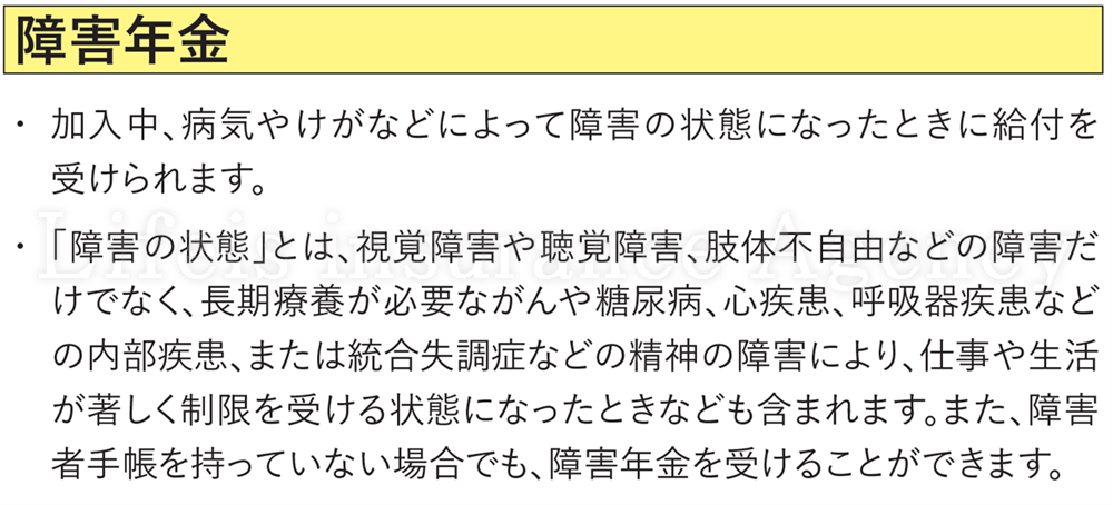・障害年金 金融庁資料の拡大　スマホで見やすい